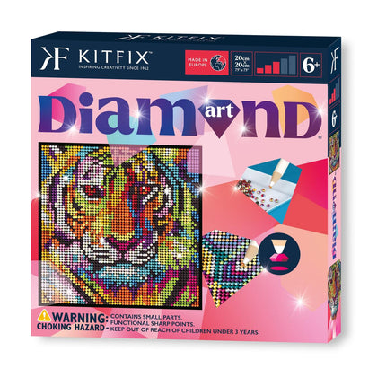 „Kitfix“ „pasidaryk pats“ rinkinys deimantų meno kūriniams iš tigro