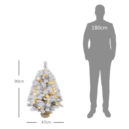 LED Kalėdų eglutė, 92 cm, šiltai baltos šviesos, skirta naudoti viduje