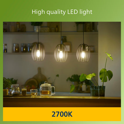 LED E14 B35 Crown 2.3W (40W) Clear 485lm 2700K Energy class A