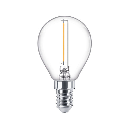 LED E14 Globe 15W Clear 136lm