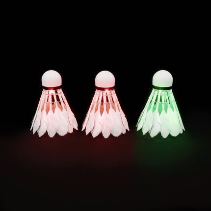 LED plunksniniai plunksniniai kamuoliukai, 3 vnt.