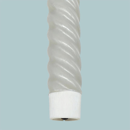 LED liepsnojančios kūginės žvakės, tikro vaško, 6 vnt. rinkinys