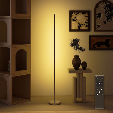 LED toršeras, pritemdomas 3000–6000 K, nuotolinio valdymo pultas, 150 cm