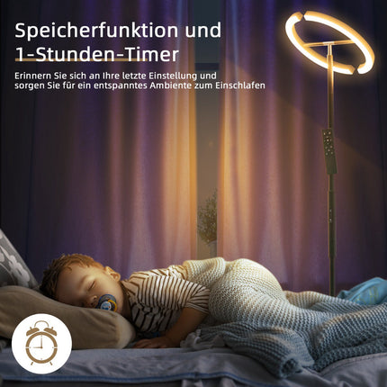 LED toršeras - reguliuojamo ryškumo 3000-6000 K, su nuotolinio valdymo pultu