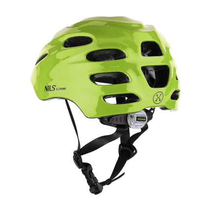 Žalias LED šalmas, XXS (48-54 cm), Nils Extreme