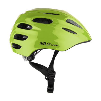 Žalias LED šalmas, XXS (48-54 cm), Nils Extreme