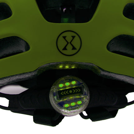 Žalias LED šalmas, XXS (48-54 cm), Nils Extreme