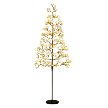 LED šviesų medis 150 cm, 1000 šiltai baltos spalvos, cemento stovas