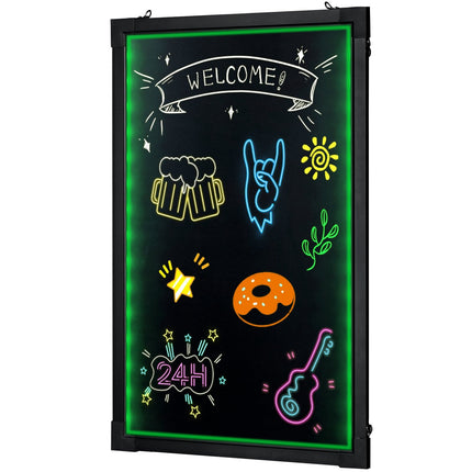 LED Message Board 24 x 16, Erasable, Remote, 8 Markers
