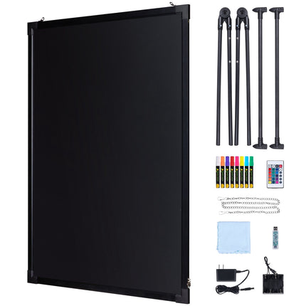 LED Message Writing Board 81x61 cm, Erasable, Remote Control