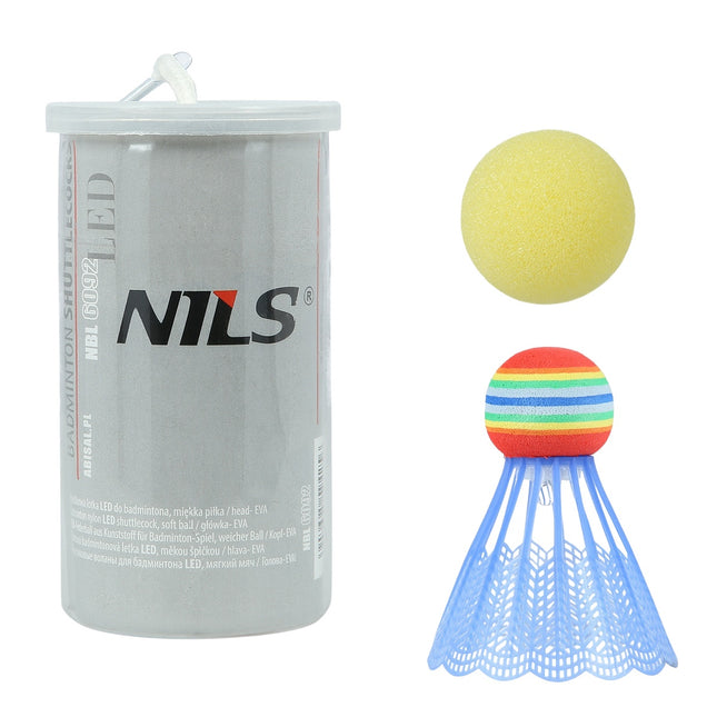 LED nailono plunksninė su kamuoliuku, 1 vnt.