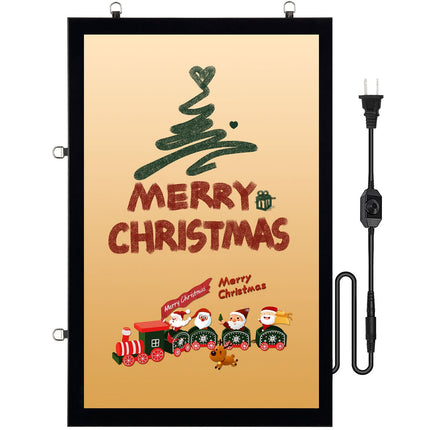 LED Poster Frame 27 x 40, Magnetic, Dimmable, Black