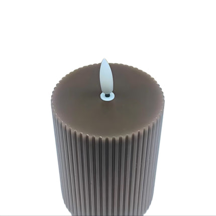 LED tikro vaško liepsnos neturinčios žvakės - 3 vnt. rinkinys