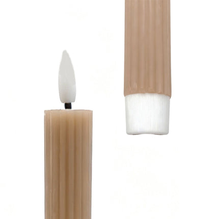 LED vaškinės žvakės, 4 vnt. rinkinys, mirganti liepsna