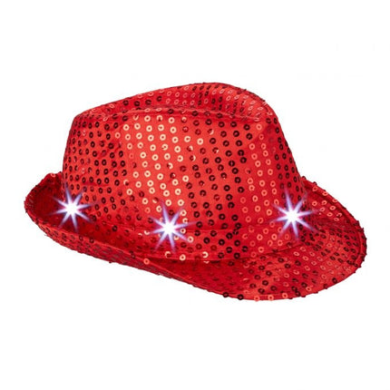 LED kepurė su blizgučiais