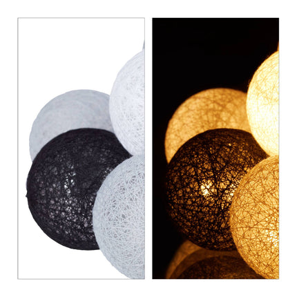 LED šviesos grandinėlė su 10 kamuoliukų