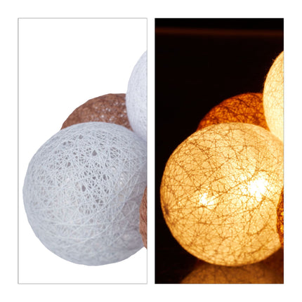 LED šviesos grandinėlė su 10 kamuoliukų