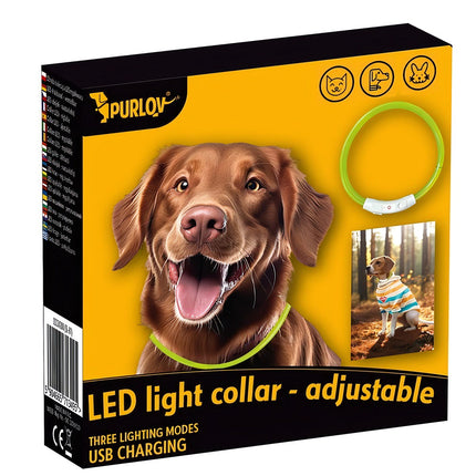 LED šviesos antkaklis - reguliuojamas Purlov 24200
