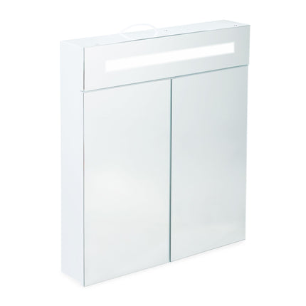 LED veidrodinė spintelė su dviem durelėmis