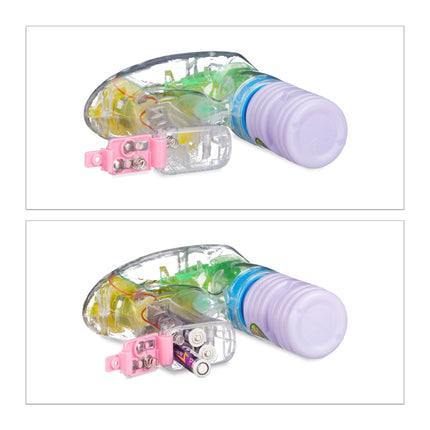 LED muilo burbulų pistoletas