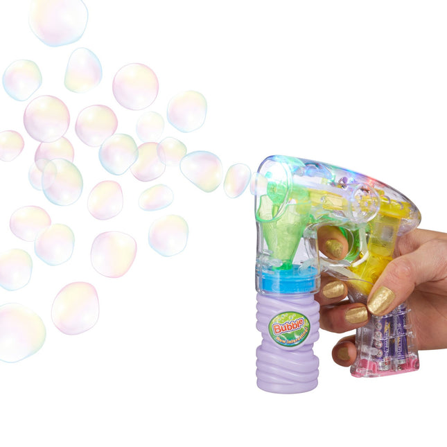 LED soap bubble gun