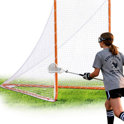 Lacrosse Goal 6x6 Ft, Steel Frame Net With Carry Bag
