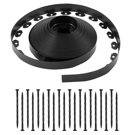 Landscape Edging Roll, 100 ft x 1.6 in, 120 Stakes