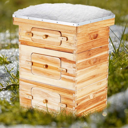 Langstroth Beehive Kit, 30-Frame, 2 Deep 1 Medium