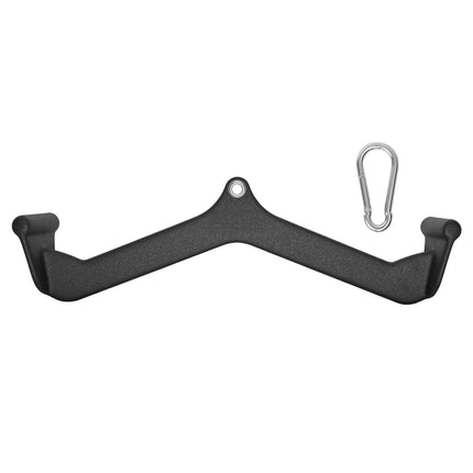 Lat Pulldown Attachment – Solid Steel V-Bar, Rubber Grip