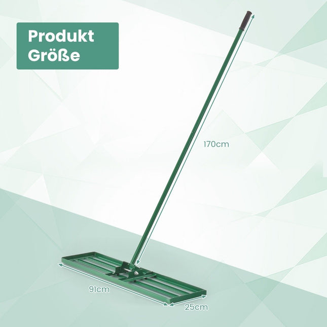 Vejos lyginimo grėblys su ergonomiška rankena, 91x25 cm