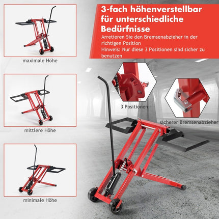 Vejos traktoriaus keltuvas, 227 kg keliamoji galia, reguliuojamas aukštis