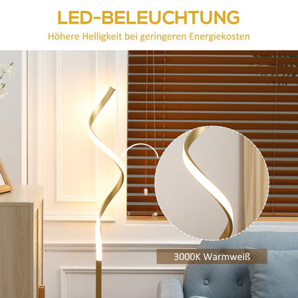 LED toršeras 10W spiralinis, kojinis jungiklis, atsparus vandeniui, šiltai balta šviesa, 20.5X20.5X147Cm