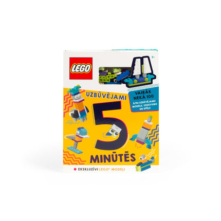 LEGO Iconic užduočių knyga „5 minučių konstravimas“ - latvių kalba