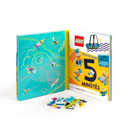 LEGO Iconic užduočių knyga „5 minučių konstravimas“ - latvių kalba
