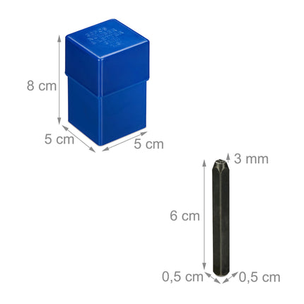 Raidžių rinkinys 3 mm