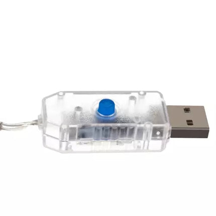 Light curtain 136LED USB warm white KŚ19738