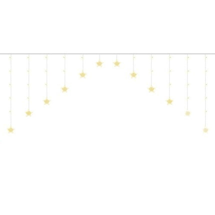 Šviesos užuolaida 136LED - šiltai balta 31V KŚ11337