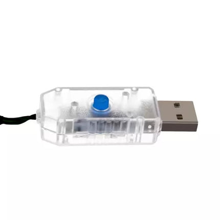Šviesos užuolaida 160 LED USB - šaltai balta KŚ19760