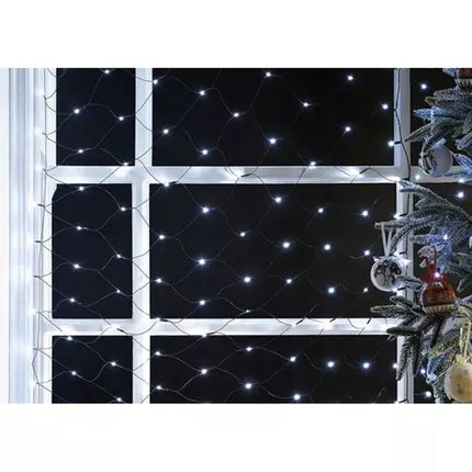 Šviesos užuolaida 160 LED USB - šaltai balta KŚ19760