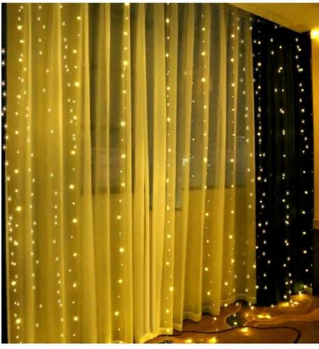 Šviesos užuolaida 300LED - šiltai balta 31V KŚ11332