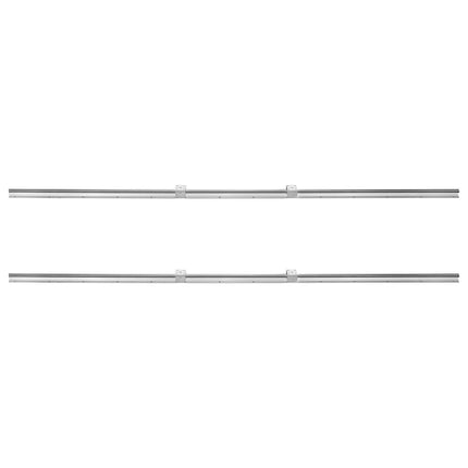 Linear Guide Rail Set 2000mm, 16mm, 2 Rails 4 Blocks