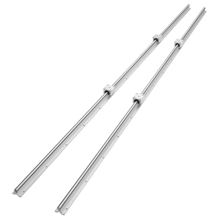 Linear Guide Rail Set 2000mm, 16mm, 2 Rails 4 Blocks