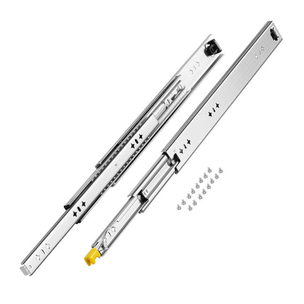 Locking Drawer Slides, 20 Inch, 250 lb, 1 Pair
