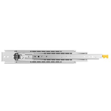 Locking Drawer Slides, 22 In, 500 Lb, Side Mount Pair