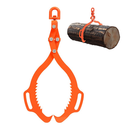 Log Lifting Tongs 28 in, 2-Claw Swivel, 1100 lb