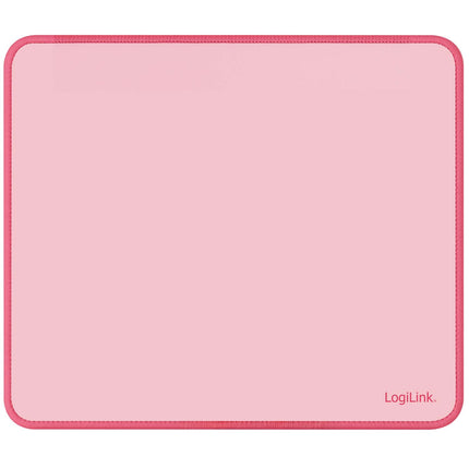 LogiLink pelės kilimėlis 22 x 25 cm su neslystančiu guminiu pagrindu, rožinis