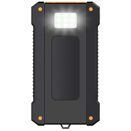LogiLink saulės energija varoma išorinė baterija, 10 000 mAh, 20 W, IP64