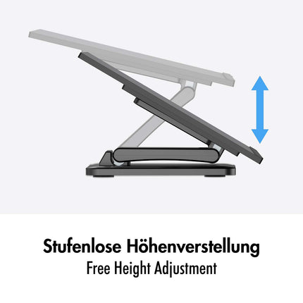 LogiLink jutiklinio ekrano stovas 17–27 colių ekranams, iki 6,5 kg, juodas