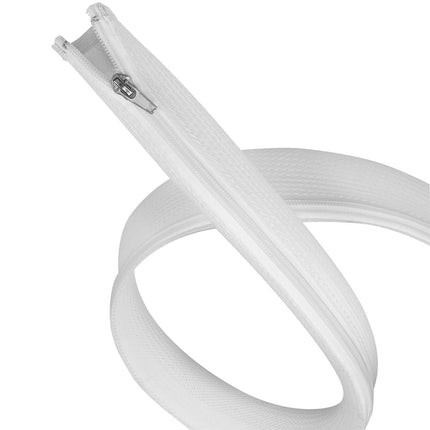 LogiLink Zip kabelio įmautė 30 mm x 5 m su 360° apsauga, balta, pintas