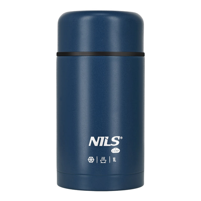 Pietų termosas 1000 ml, mėlynas, izoliuotas indas